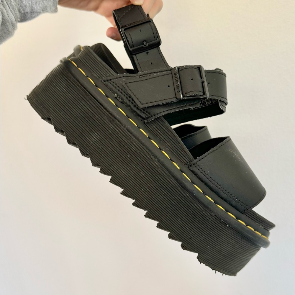 Dr. Martens Voss Leather Strap Platforms